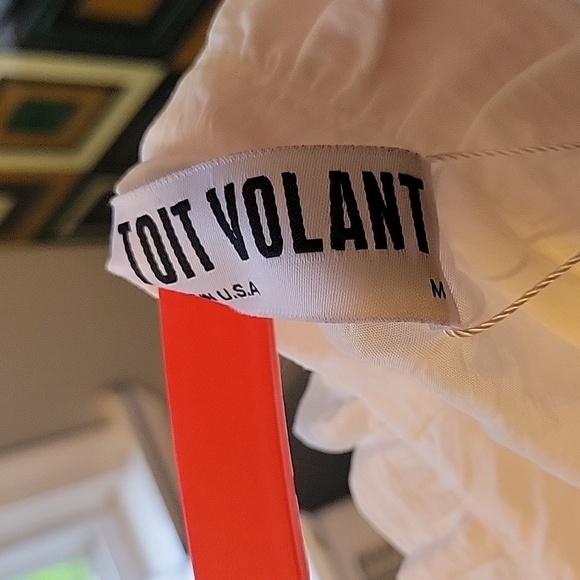 Sheer TOIT VOLANT Blouse - Picture 4 of 5